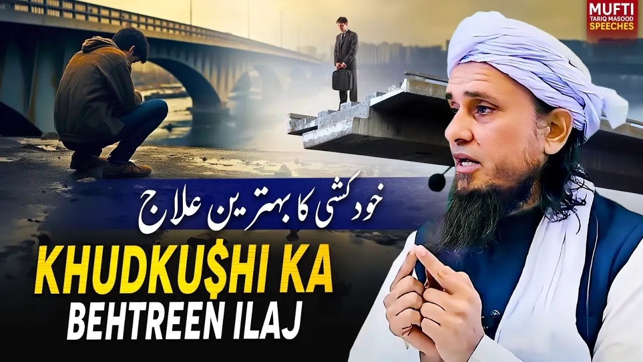 Khudkhu$hi Ka Behtreen Ilaj | Mufti Tariq Masood Speeches